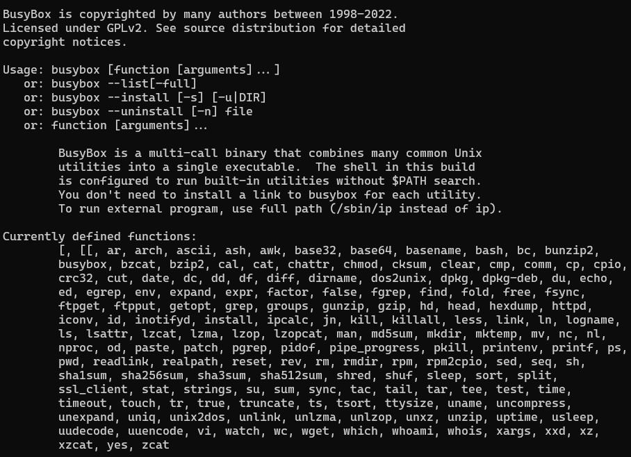 busybox